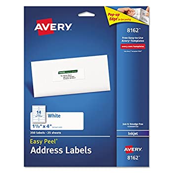 yÁzyAiEgpzAVE8162 - Avery Easy Peel Ink Jet White Mailing Labels