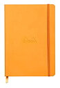 【中古】【輸入品・未使用】(A5 Dot Orange) - Rhodia Rhodiarama A5 Softback Notebook Dot - Orange