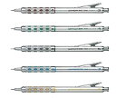 【中古】【輸入品 未使用】Pentel Graphgear 1000 Automatic Drafting Pencil 0.3 mm 0.4 mm 0.5 mm 0.7 mm 0.9 mm 5pics Set by Pentel