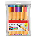 【中古】【輸入品・未使用】(30-Colour Wallet Set 1) - Stabilo Point 88 Fineliner Pens 0.4 mm -...
