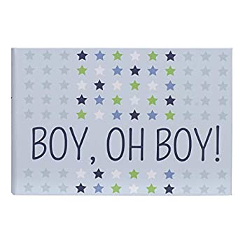 【中古】【輸入品・未使用】Malden International Designs 男の子 Oh Boy Baby Brag Book、1-Up、40-4x6、ブルー