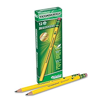 【中古】【輸入品 未使用】Dixon Ticonderoga Beginners Primary Pencils 2 Yellow Box of 12 (13308) (YELLOW 2)