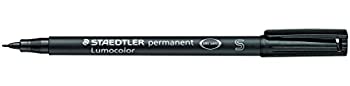 【中古】【輸入品 未使用】Staedtler Mars Fibre Tip Marker Permanent Superfine Black Pack of 10 (STD3139)