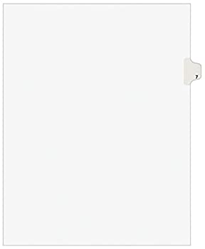 【中古】【39shop】【輸入品・未使用】Avery★Individual Legal Exhibit Dividers Avery Style 7 Side Tab 22cm x 28cm Pack of 25 (11917)（新古品）