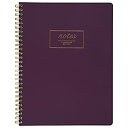 【中古】【輸入品 未使用】Mead Cambridge Meeting Notebook / Journal Purple 80 Twinwire Sheets 9 1/2 x 7 1/4 Inches (49556) by Mead