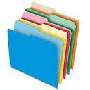 【中古】【輸入品・未使用】Stretch Tab File Folders 1/2 Cut Tabs Letter Assorted 100/Box