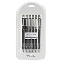 【中古】【輸入品・未使用】TUL シャープペンシル 0.7mm ブラックバレル 6本パック