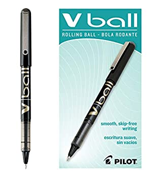 šۡ͢ʡ̤ѡVBall Roller Ball Stick Pen Liquid Ink Black Ink Fine Poi...