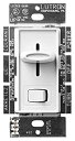 【中古】【輸入品・未使用】Lutron Electronics SFSQ-LFH-WH Slide-To-Off Fan Speed Control with On/Off Light White