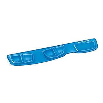 Fellowes Keyboard Palm Support with Microban Protection Blue (9183101) 