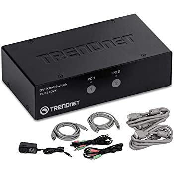 【中古】【輸入品・未使用】TrendNET 2-port DVI KVM Switch Kit 【中古】【輸入品・未使用】TrendNET 2-port DVI KVM Switch Kit