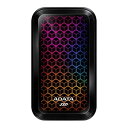 【中古】【輸入品・未使用】ADATA RGB SE770G 512GB USB3.2 Type-C 高速転送ゲームと個人用外付けSSD (ASE770G-512...