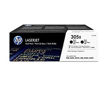 【中古】【輸入品・未使用】HP 305X DUAL LJET TNR CART BLK CE410XD