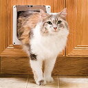 【中古】【輸入品・未使用】Radio Door Lockable Cat Flap Top Food and Litter Out Sight Access P...