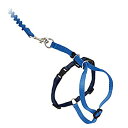 【中古】【輸入品・未使用】PetSafe(ペットセーフ) イージーウォーク ネコ用ハーネス&バンジーリード (S、ブルー)