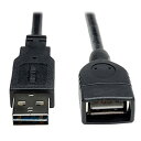 【中古】【輸入品・未使用】Tripp Lite Universal Reversible USB 2.0 Hi-Speed Extension Cable (R...