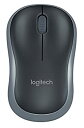 【中古】【輸入品 未使用】LOGITECH ワイヤレスマウス 910002225 M185 ブラック