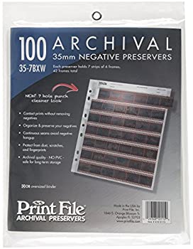 【中古】【輸入品・未使用】Archival 35mm Size Negative Pages Holds Seven Strips of Six Frames by Print File