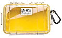 【中古】【輸入品・未使用】PELICAN ハードケース 1050 N 0.7L イエロー 1050-027-100