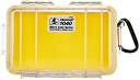 【中古】【輸入品・未使用】PELICAN ハードケース 1040 N 0.5L イエロー 1040-027-100