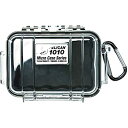 【中古】【輸入品・未使用】PELICAN ハードケース 1010 N 0.2L ブラック/透明トウメイ 1010-025-100
