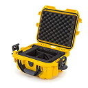 【中古】【輸入品・未使用】Nanuk 905 防水ハードケース パッド入り仕切り付き - イエロー