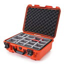【中古】【輸入品・未使用】Nanuk 930 Case with Padded Dividers (Orange)