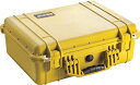 【中古】【輸入品・未使用】PELICAN ハードケース 1500 イエロー 18.7L 防水 イエロー 008093