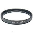 【中古】【輸入品・未使用】Leica e46?46?mm UVA IIガラスフィルタ、ブラック