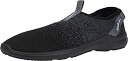 【中古】【輸入品・未使用】Speedo Surf Knit Pro Black/White 10 D (M)