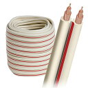 【中古】【輸入品・未使用】AudioQuest X - 2バルクスピーカーケーブル 14 AWG 30' (9.14m) spool - white jacket X-2W/30FT
