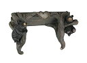【中古】【輸入品・未使用】Things2Die4 木製 Love to Hang Out ブラックベア 装飾棚 壁彫刻