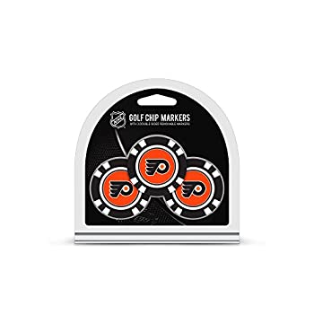 yÁzyAiEgpzTEAM GOLF 15088 Philadelphia Flyers Golf Chip - Pack of 3