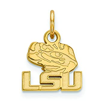 【中古】【輸入品・未使用】スターリングシルバーW / GP LogoArt Louisiana State University XSペンダント