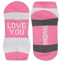 【中古】【輸入品・未使用】Inspirational Athletic Running Socks Women's Woven Low Cut Love You...
