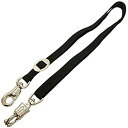 【中古】【輸入品・未使用】Intrepid International 馬用ナイロンクロスタイ ブラック 馬用