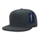 【中古】【輸入品・未使用】Decky 1098-cha 7パネルコットンSnapbacks、チャコール
