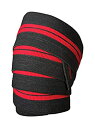 【中古】【輸入品・未使用】Harbinger Red Line Knee Wraps Black with Red Trim 2 wraps by Harbin...