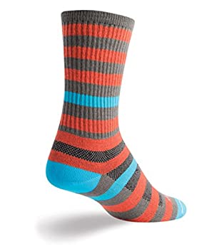 【中古】【輸入品・未使用】SockGuy Crew 6インチ メトロサイクリング/ランニングソックス Small-Medium