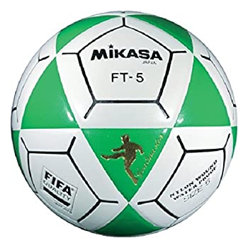 【中古】【輸入品・未使用】Mikasa FT5 ゴールマスター サッカーボール グリーン/ホワイト サイズ5