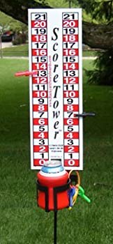 yÁzyAiEgpzScoreTower - Scoreboard & Drinkholder for Bocce Ball