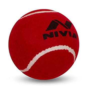 yÁzyAiEgpzNivia Heavy Tennis Ball Cricket Ball (Pack of 6) Red