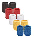 【中古】【輸入品・未使用】Unique Multi Colour Pack Sports Wristbands for Basketball Leagues 5...