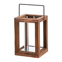 【中古】【輸入品・未使用】Home Locomotion Wood Frame Hurricane Lantern by Gifts & Decor