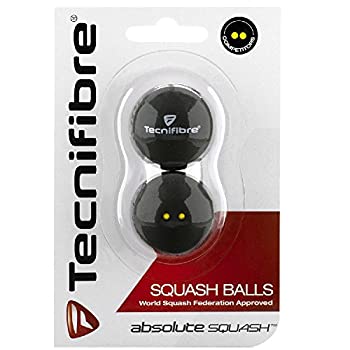 【中古】【輸入品・未使用】Tecnifibre Double Yellow Dot Squash Balls???2?Pack 【中古】【輸入品・未使用】Tecnifibre Double Yellow Dot Squash Balls???2?Pack