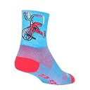 【中古】【輸入品・未使用】SockGuy Trike パフォーマンスソックス SM/MD ブルー