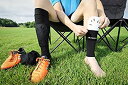 【中古】【輸入品・未使用】Kwik Goal 大人用シンガード圧縮スリーブ ブラック
