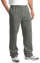 【中古】【輸入品・未使用】スポーツTek Open Bottom sweatpant-l (Vintage Heather)