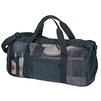 yÁzyAiEgpzSDI 636391901048 Sport Gym Mesh Roll Bag Black