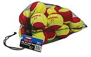 【中古】【輸入品・未使用】Tourna 低圧縮ステージ3 テニスボール メッシュバッグ付き (18個パック)